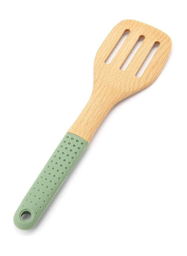 Art Beech wood slotted Turner