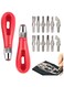 Lino Cutting Tools, Lino Carving Set Linoleum Cutter, Block Cutters Craft Linoleum Carving Tools with 6 Type Blades for Block Printing, Printmaking, Rubber Stamps, for Beginners and Artists(2 Set)