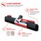 Tonkita Grey 2-in-1 Floor Wiper &ndash; Rubber Squeegee with Cloth Lock System, Dual Use Floor Cleaner for Ceramic &amp; Stone Surfaces, Water Removal &amp; Mopping Tool