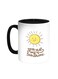 You Are My Sunshine Printed Coffee Mug Black/White