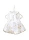 BIECWIAY Dog Dress Dog Princess Dresses Outfit Puppy Dog Skirt Lace Shining Embroiderd Bowknot Pet Clothes Girl for Wedding Birthday Party Cat Apparel, White Chiffon