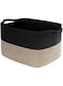 THE WHITE SHOP Goodpick Cube Storage Bins - Towel, Book, Cloth, Shoes, Closet Shelf Woven Baskets for Office