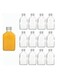 12Pcs 50ml empty juice bottle glass milk beverage bottle coffee bottleKombucha bottle bottle coffee bottle bottle party drink shop coffee shop
