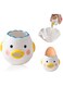 ELECDON Funny Cartoon Chicken Egg Separator, Portable Kitchen Gadget for Baking, Egg White Separator Tool (1Pcs, Yellow)