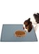 STAYOUNG Silicone Pet Placemats - Pet Feeding Bowl Placemats, Waterproof And Non-Slip, Prevent Food Residues From Splashing On The Floor, Suitable for Cats And Puppies (Grey)