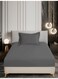 Bedding Fitted Sheet - Fits 120x200 Cm Bed For Twin Bed 2 Pcs (1 Fitted Sheet and 1 Pillowcase) - 30 Cm Deep Pocket - Solid Bed Sheet