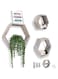BPA Rustic Wall Mounted Hexagonal Floating Shelves &ndash; Set of 3 &ndash; Large, Medium and Small &ndash; Screws and Anchors Included - Farmhouse Shelves for Bedroom, Living Room and More &ndash; Honeycomb Wall D&eacute;cor