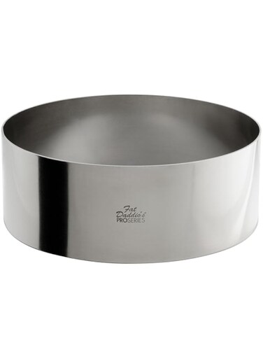 Fat Daddio's Stainless Steel Round Cake &amp; Pastry Ring, 8 x 3 Inch