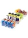 Durku Refrigerator Organizer Bins - 4/6pcs Clear Plastic Bins For Fridge, Freezer, Kitchen Cabinet, Pantry Organization, BPA Free Fridge Organizer, 12.4 Long, Clear (4 Pcs)