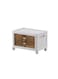 Single Layer Multi-Functional Foldable Storage Cabinet with Doors and Wheels (34L)