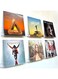 AIFUSI Record Holder Wall Mount, 6 Pack Clear Vinyl Record Shelf Storage Acrylic Album Stand Display Your Daily LP Listening/Book in Office Home