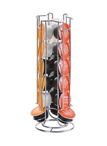 Coffee Metal Storage Rack Silver 0.4kg