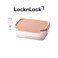 LocknLock Classic Plus Rectangle Food Container 1.65L &ndash; Pink, 4-Side Locking, Stackable &amp; Leakproof