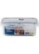 Cleany Genie Microneware Superlock Rectangle Storage Box 1000ml, Airtight Plastic Food Container With Lid