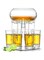 Shot Dispenser, 6 Shot Acrylic Dispenser and Holder Big Capacity for Filling Drinks Cocktail Drinks and Beverages for Drinking Games Parties and Bar Food Grade Material-Transparent
