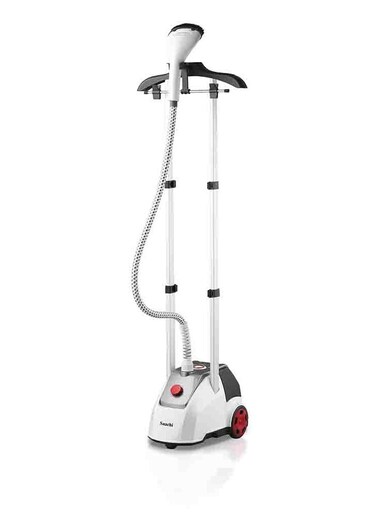 Saachi Garment Steamer 2.5L Tank, Ironing Board, 11 Steam Levels, 60 Min Steam Time, Telescopic Stand with Dual Poles 2.5 L 2000 W NL-VGS-1112