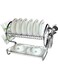 Art Delcasa 2-Layer Iron Dish Drying Rack, Kitchen Organizer with PP Drain Tray, Space-Saving Stand for 13 Plates, Bowls, Cups &amp; Cutlery, Durable Metal Construction ,Delcasa Dish Rack, 2-Layer Kitchen Organizer, Iron Dish Drying Stand, Plate and Bowl Organizer, Kitchen Drain Tray, Space Saving Dish Rack, Durable Kitchenware, Metal Drying Stand, Cutlery Organizer, Countertop Dish Rack, UAE Kitchen Essentials.