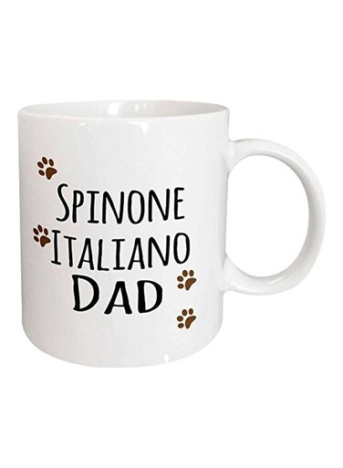 3D Painted Coffee Mug White/Black/Brown