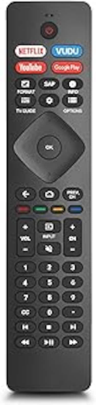 TOPKIND Replacement for Philips Smart TV Remote Control,Universal for Philips 4K UHD Android Smart TVs
