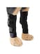 2 Pack Comfortable Dog Legs Braces Canine Rear Hock Joint Support Compression Wraps Pet Front Hind Legs Knee Pad Carpal Splint Dog Elbow Braces Protect Back Legs Wounds (Black, S)
