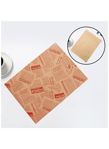 Pcs Thick Kraft Cake Greaseproof Baking Paper 38 x 28cm