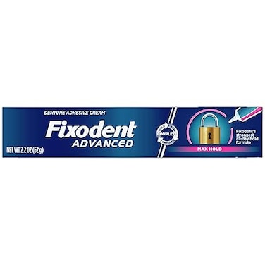 Fixodent Advanced Max Hold Denture Adhesive Cream 62 g