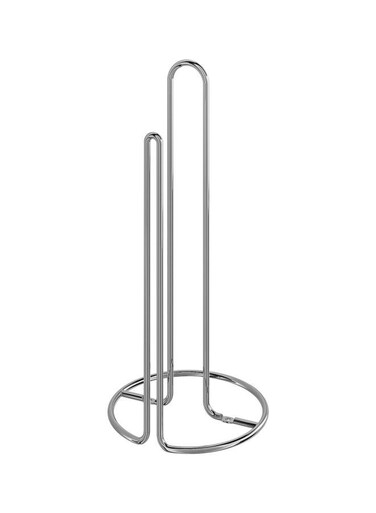 Steel Kitchen Roll Holder Silver 10cm