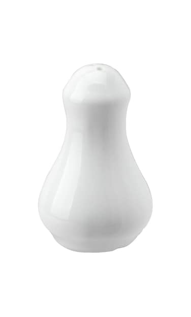 Sunnex Orion Whiteware Porcelain Pepper Shaker C88066, 8.5 Cm, White