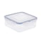 LocknLock 870ml Square Airtight Food Container with Tray &ndash; BPA-Free, Microwave, Freezer, and Dishwasher Safe