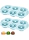 Silicone Fluted Tube Cake Pans, 6 Cavity Heritage Bundtlette Cake Silicone Mold for Baking Non Stick Fancy Molds