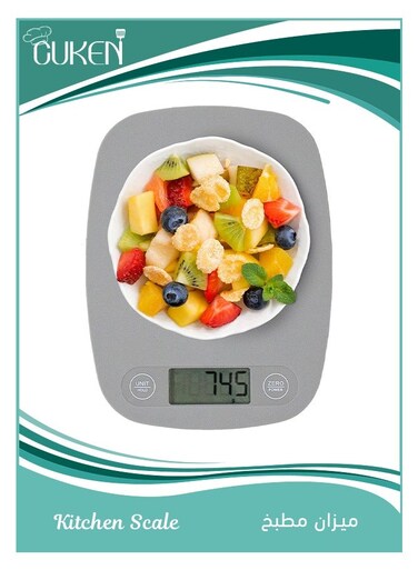 Kitchen Scale Food Scale 5kg Capacity Stainless Steel Food Weighing Scale for Baking and Cooking Digital Kitchen Scale Electronic Food Weight Scale High Precision Kitchen Scale