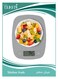 Kitchen Scale Food Scale 5kg Capacity Stainless Steel Food Weighing Scale for Baking and Cooking Digital Kitchen Scale Electronic Food Weight Scale High Precision Kitchen Scale