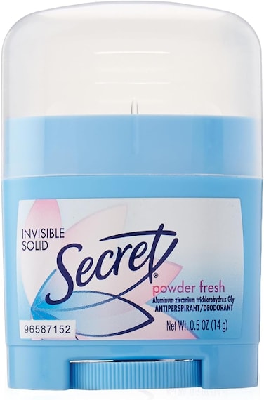 Secret Powder Fresh Invisible Solid Deodorant Travel Size, 0.5 Oz (Pack of 2)