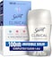 Secret Clinical Strength Antiperspirant And Deodorant For Women, 3X Stress Sweat Protection, PH Balancing Minerals, Invisible Solid, Completely Clean Scent, 1.6 oz