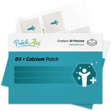 Patch Aid D3/Calcium Topical Patch by PatchAid 30-Day Supply (Pack of 2