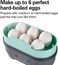 Hamilton Beach Egg Bites Maker with Hard-Boiled Eggs Insert, Easy to Clean, Make Eggs 3 Ways, Healthy Customization, Versatile Cooking Option Power and Cooking Lights, Teal   25511-SAU