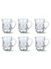 Glass Tea Mug Set 105ml Coffee &amp; Tea Cups,Crystal Clear , Durable, Heat-Resistant (Set of 6)