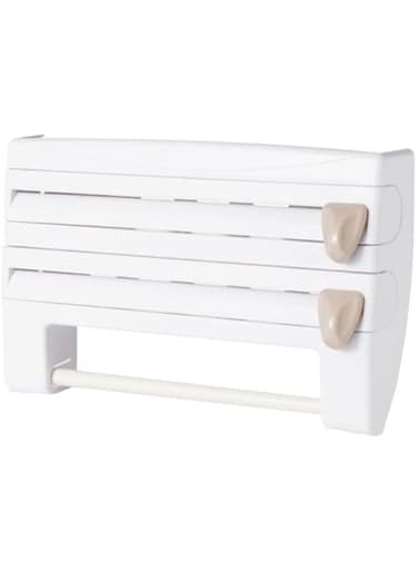 Dubai Gallery Wall Mounted Multi-Layer Storage Rack Beige/White 390X240X100Millimeter AMZ-N32502058A