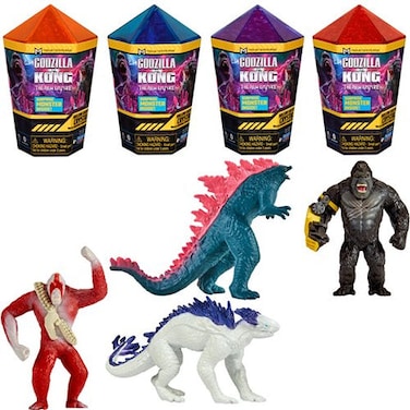 Godzilla x Kong : The New Empire - Hollow Earth Crystal with Mini Monster - 1 Assorted Crystal