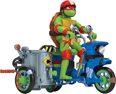 Teenage Mutant Ninja Turtles: Mutant Mayhem Battle Cycle with Exclusive Raphael Figure by Playmates Toys

