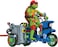 Teenage Mutant Ninja Turtles: Mutant Mayhem Battle Cycle with Exclusive Raphael Figure by Playmates Toys
