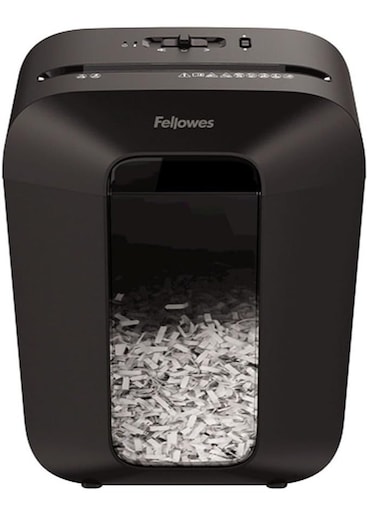 Fellowes Lx50 Cross Cut 9 Sheet Shredder - Black