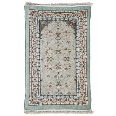 Museum Large size Memory Foam Prayer Mat. Comfortable Prayer Rug. Elegant Essential Design Sajadah with Foam. Golden 4