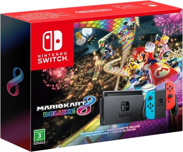Nintendo Switch + Mario Kart 8 Deluxe Bundle (UAE Version)