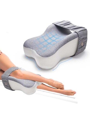 Knee Leg Pillow for Side Sleepers,Knee Leg Pillow for Side Sleeping,Back Knee Sciatica Pain Relief Side Sleeping Pillow,Smooth Spine Alignment Pillow