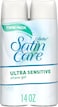 Gillette Venus Satin Care Women's Shave Gel, Ultra Sensitive, 7 Ounce, Pack of 2