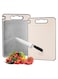 Cutting Board&Acirc;&nbsp;Double-sided chopping board, food grade 304 stainless steel and wheat straw, cutting board suitable for meat and vegetables, sturdy and durable, scratch-resistant mesh design&iuml;&frac14;&circ;25*37cm&iuml;&frac14;&permil;
