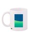 Meadow Printed Coffee Mug White/Blue/Green 11ounce
