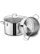 Korkmaz Perla Steamer Set, Silver, A1521 3.8 Liters