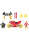 Fisher-Price Imaginext DC Super Friends Batman Toy Set with The Flash, Transforming Motorcycle &amp; Batwing Backpack for Ages 3+ Years